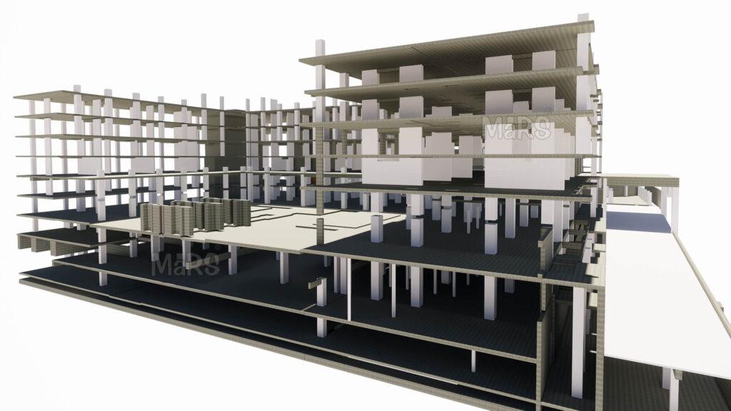 3D BIM model for Structural Construction