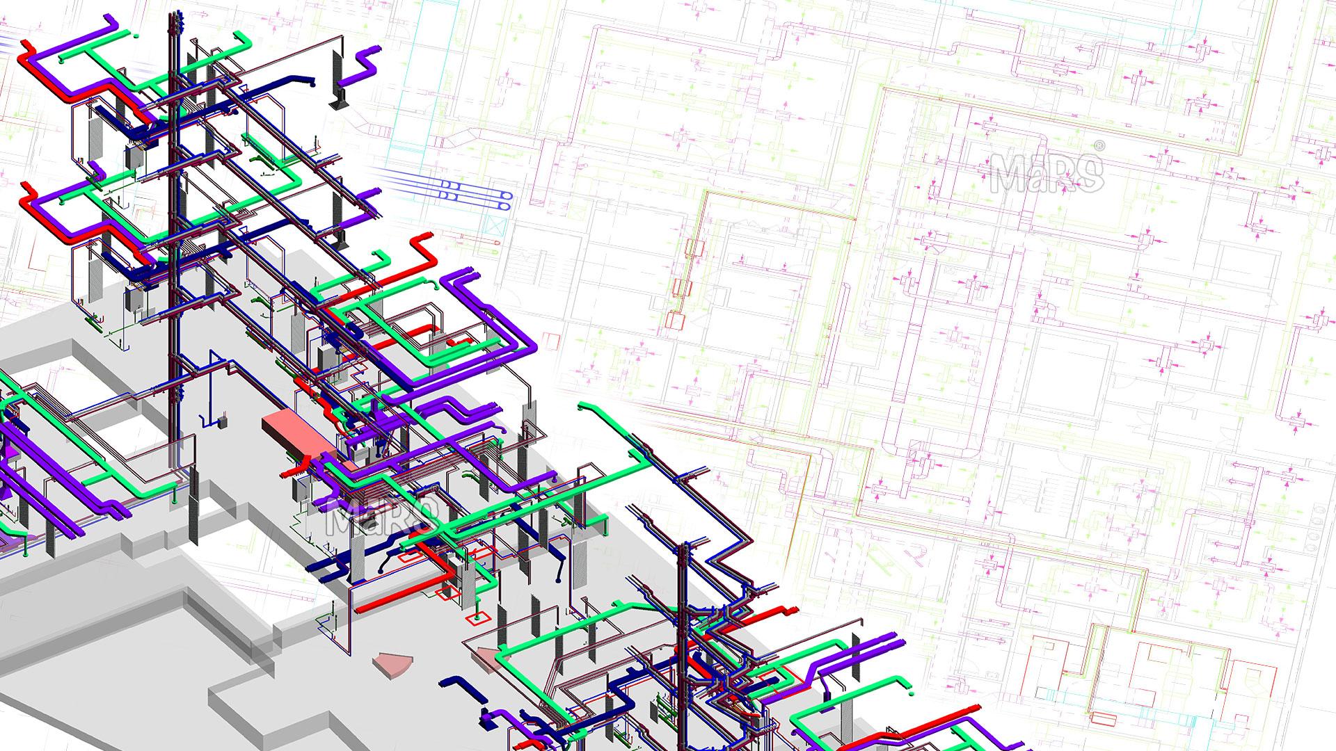 Simplify the MEP design and installation process with BIM