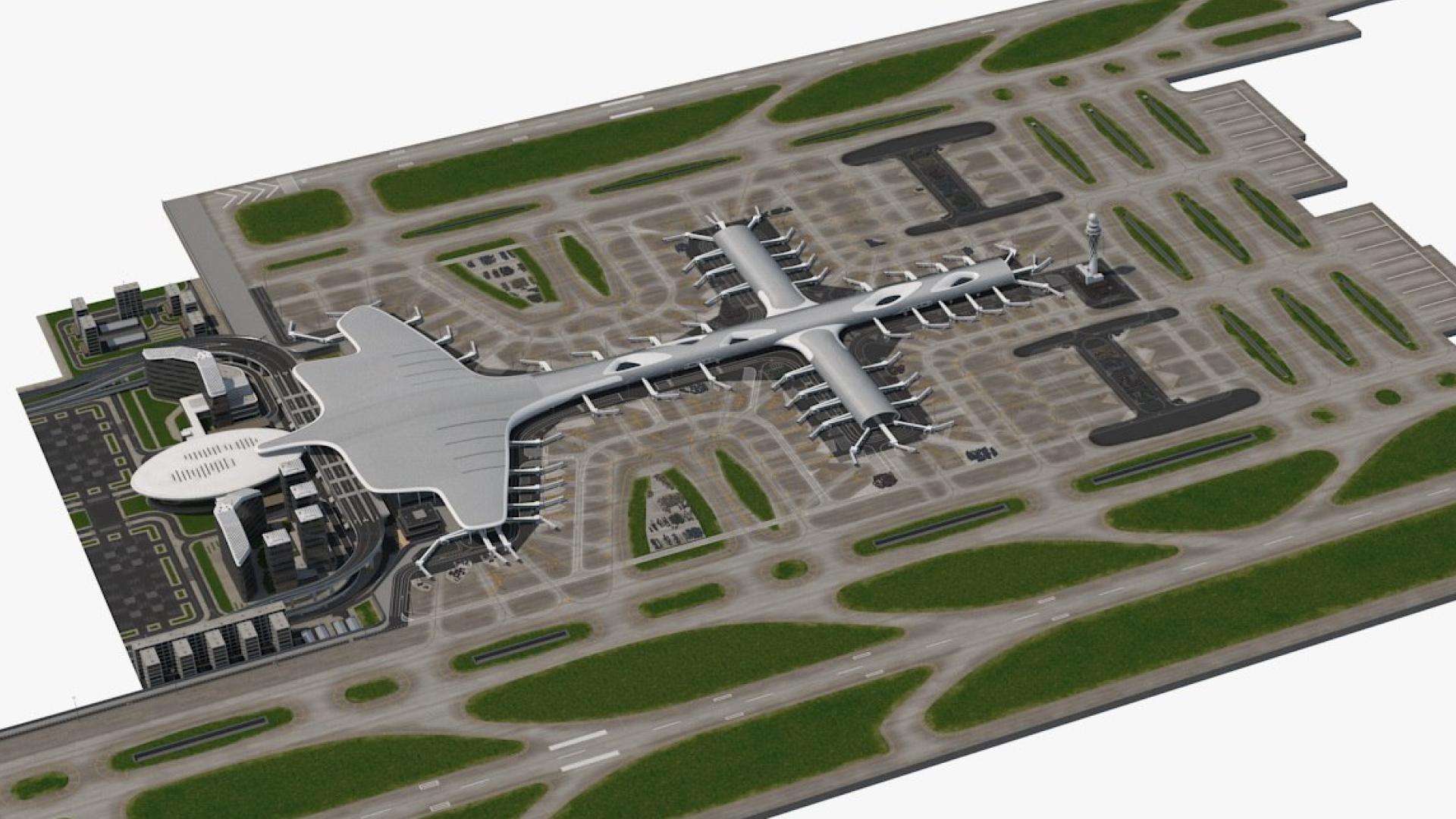 Airport 3D model 