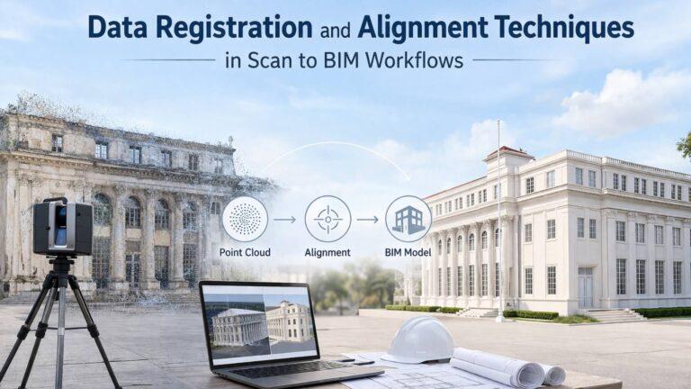 Data Registration and Alignment Techniques in Scan to BIM Workflows