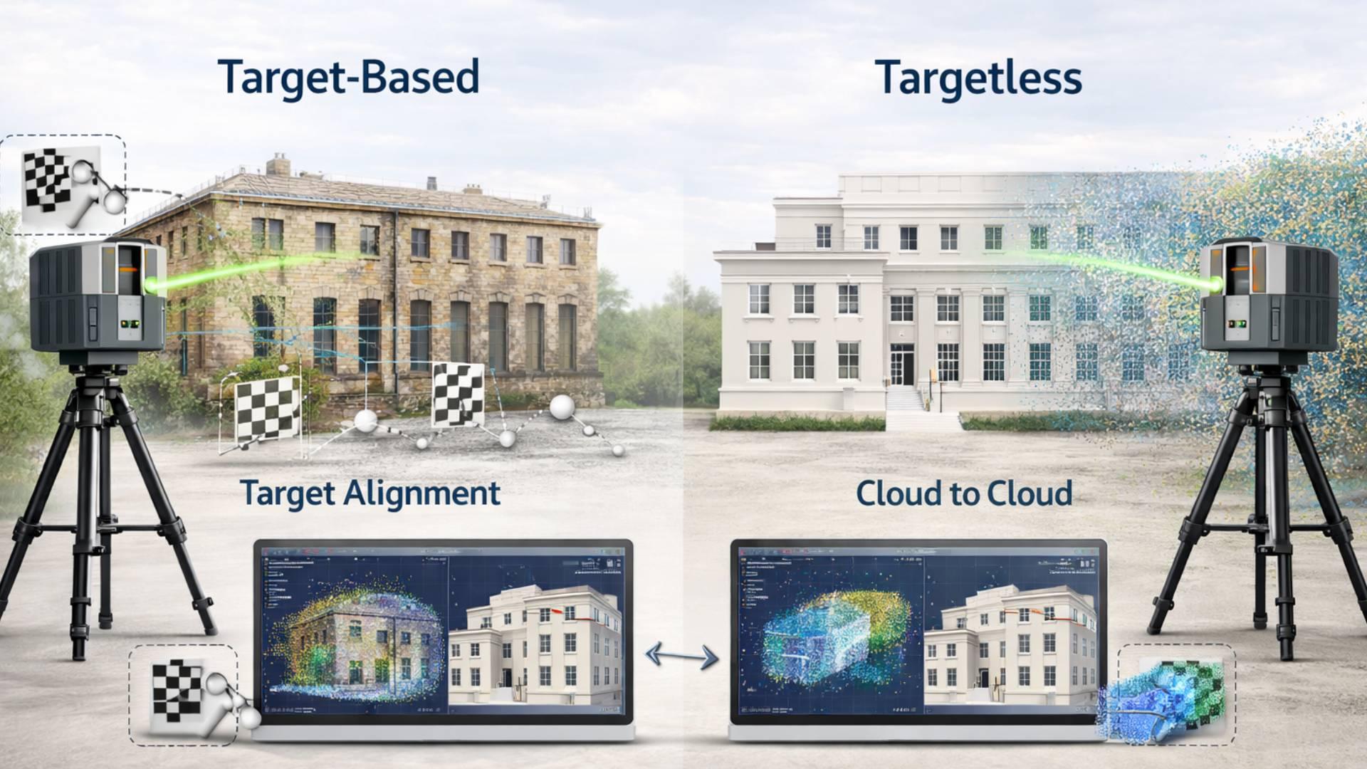 Target-Based vs. Targetless Registration